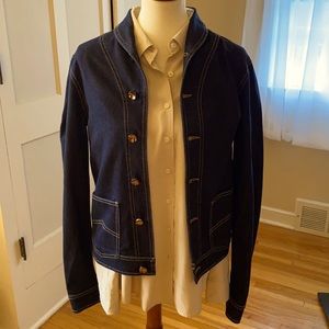 Beautiful dark wash jean jacket, Giorgio Armani NWT